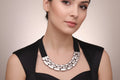 Blow black necklace