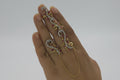 Diamond finger ring set