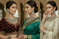 Kundan set golden and white